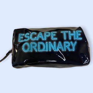 Kate Spade Neon “Escape the Ordinary” Cosmetic Bag (Make Up Bag or Case)